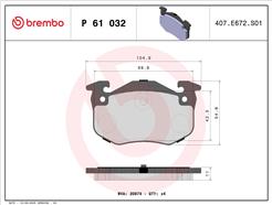 BREMBO P 61 032