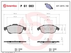 BREMBO P 61 083