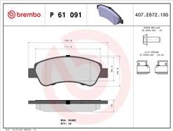 BREMBO P 61 091