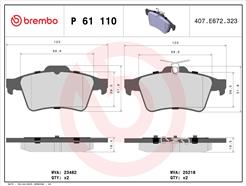 BREMBO P 61 110