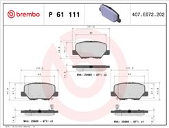 BREMBO P 61 111