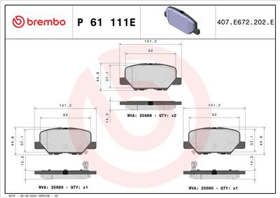 BREMBO P 61 111E