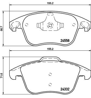 BREMBO P 61 117X EAN: 8020584121740.