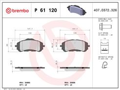 BREMBO P 61 120