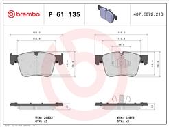 BREMBO P 61 135