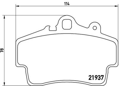 BREMBO P 65 007 Číslo výrobce: 21937. EAN: 8020584056622.