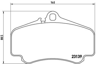 BREMBO P 65 011 Číslo výrobce: 23139. EAN: 8020584061824.