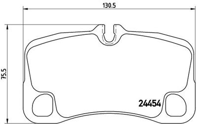 BREMBO P 65 022 Číslo výrobce: 24454. EAN: 8020584103609.