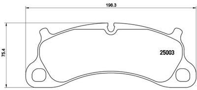 BREMBO P 65 025 Číslo výrobce: 25003. EAN: 8020584103630.