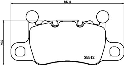 BREMBO P 65 038 Číslo výrobce: 25512. EAN: 8020584084113.