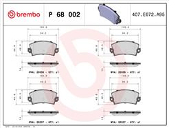 BREMBO P 68 002
