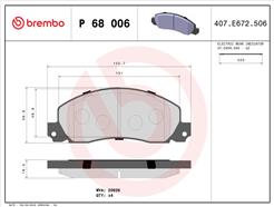 BREMBO P 68 006