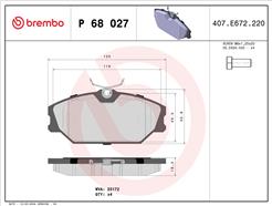 BREMBO P 68 027
