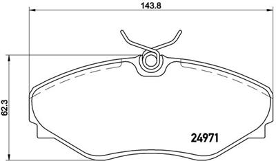 BREMBO P 68 055 Číslo výrobce: 24971. EAN: 8020584103708.