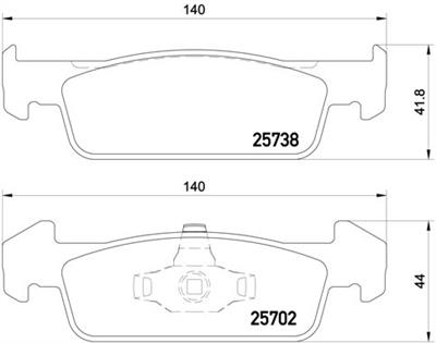 BREMBO P 68 060 Číslo výrobce: 25702. EAN: 8020584109816.