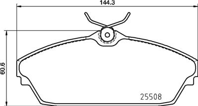 BREMBO P 82 003 Číslo výrobce: 25508. EAN: 8020584084809.
