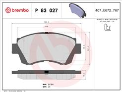 BREMBO P 83 027