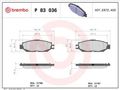 BREMBO P 83 036