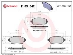 BREMBO P 83 042