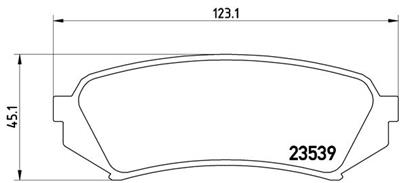 BREMBO P 83 049 Číslo výrobce: 23539. EAN: 8020584057841.