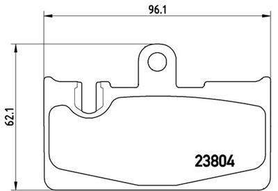 BREMBO P 83 059 Číslo výrobce: 23804. EAN: 8020584057940.