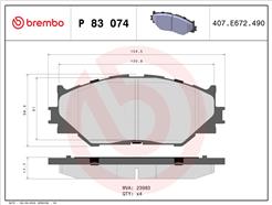 BREMBO P 83 074
