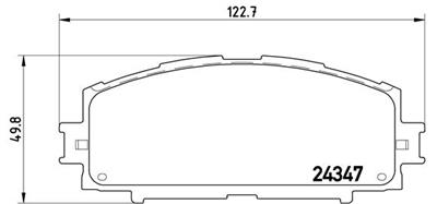 BREMBO P 83 086 Číslo výrobce: 24347. EAN: 8020584062241.