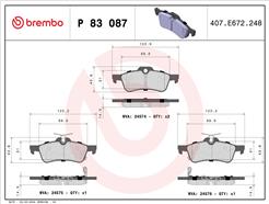 BREMBO P 83 087