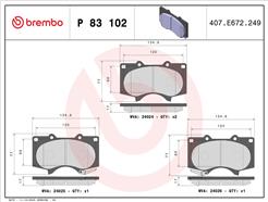 BREMBO P 83 102