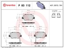 BREMBO P 83 112
