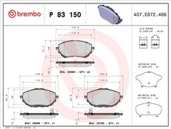 BREMBO P 83 150