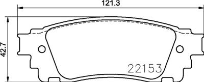 BREMBO P 83 166 Číslo výrobce: 22153. EAN: 8020584086926.
