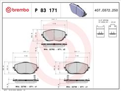 BREMBO P 83 171