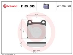 BREMBO P 85 003