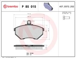 BREMBO P 85 015