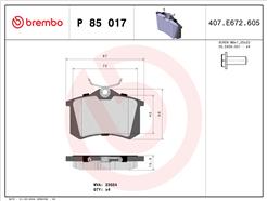 BREMBO P 85 017