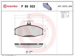 BREMBO P 85 022