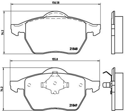 BREMBO P 85 039 Číslo výrobce: 21849. EAN: 8020584058428.