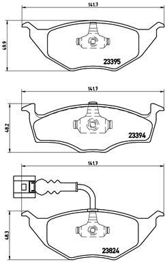 BREMBO P 85 063 Číslo výrobce: 23395. EAN: 8020584058664.