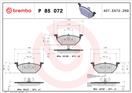 BREMBO P 85 072