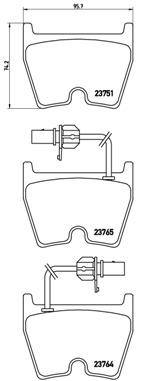 BREMBO P 85 078 Číslo výrobce: 23764. EAN: 8020584058817.