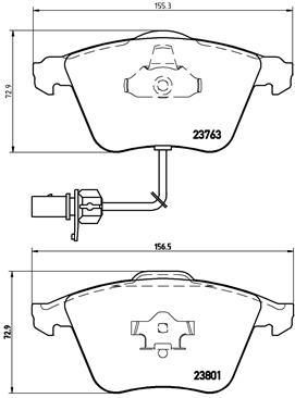 BREMBO P 85 084 Číslo výrobce: 23801. EAN: 8020584058879.