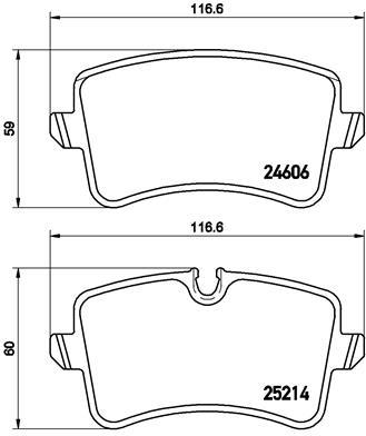 BREMBO P 85 119 Číslo výrobce: 25214. EAN: 8020584103920.