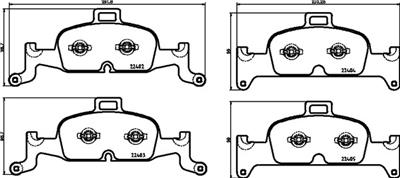 BREMBO P 85 164 Číslo výrobce: 22403. EAN: 8020584086964.