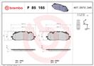 BREMBO P 85 165X