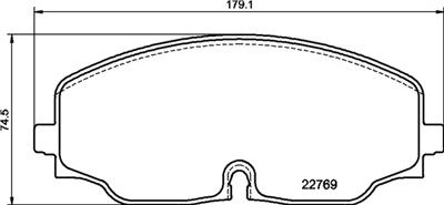 BREMBO P 85 176 Číslo výrobce: 22769. EAN: 8020584115565.