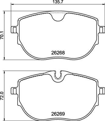 BREMBO P 85 187 EAN: 8020584120194.