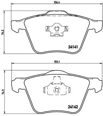 BREMBO P 86 018 Číslo výrobce: 24142. EAN: 8020584059067.