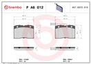 BREMBO P A6 012