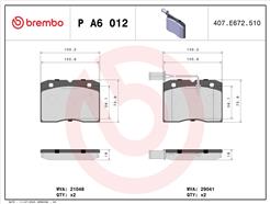 BREMBO P A6 012